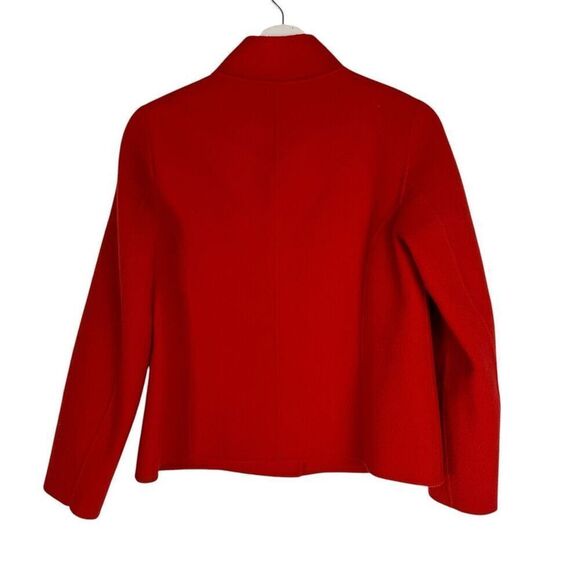 Talbots Orange 2P Lightweight Wool Blend Jacket - Picture 2 of 7